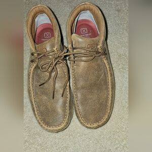 Twisted X Tan Leather Chukka Boots